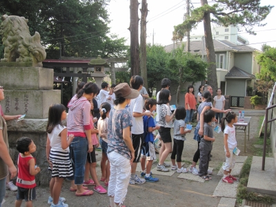 ラジオ体操実施